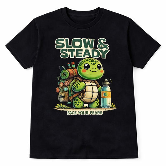 Short Sleeve Back Packing Face Your Fears Tee