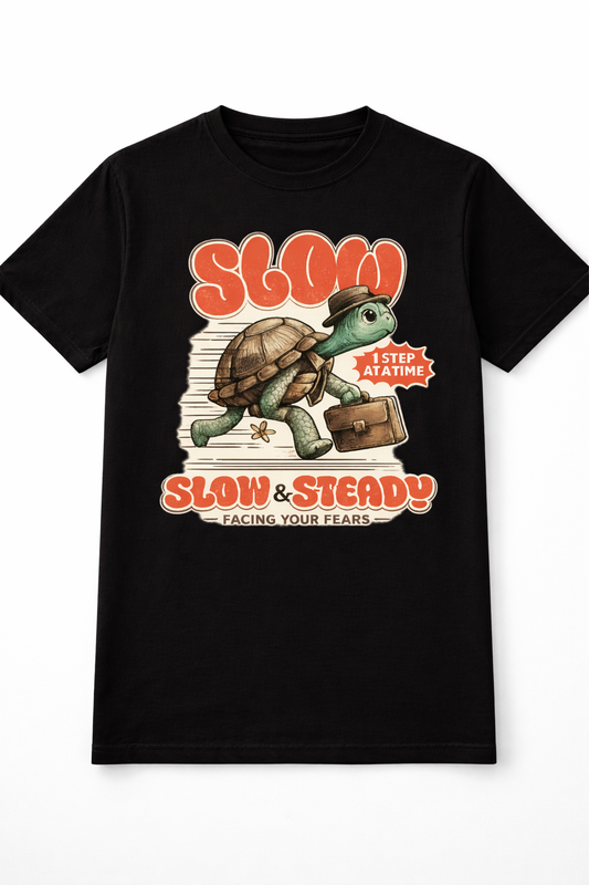 Short Sleeve Green Briefcase Face Your Fears Tee